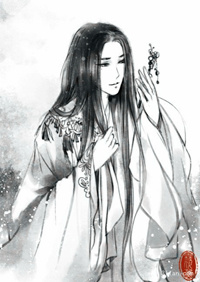 画中美人